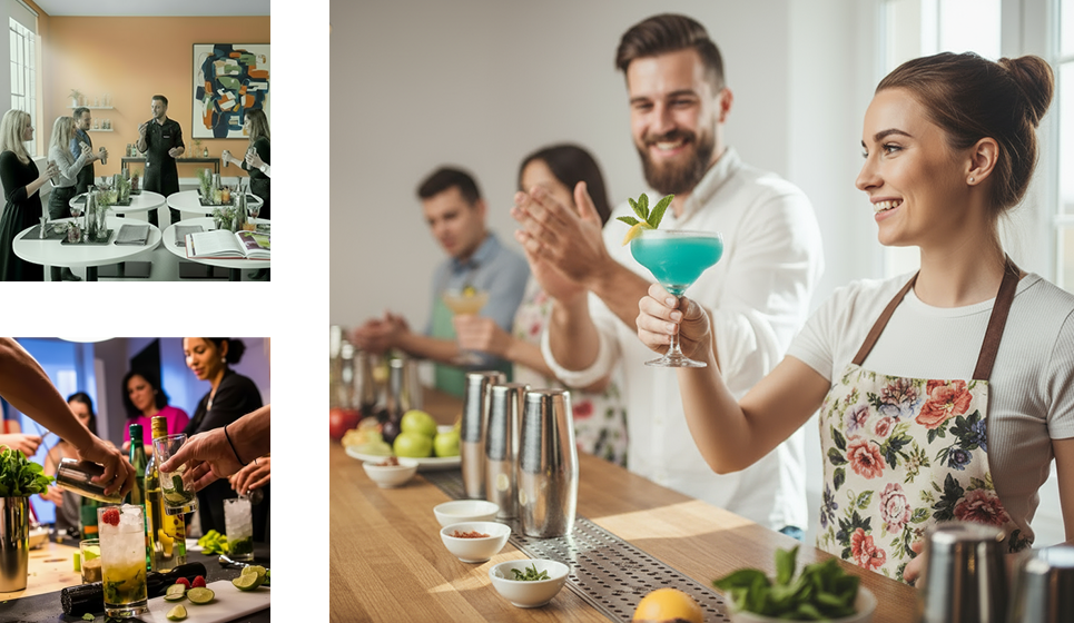 Team-building Cocktail & Mixologie